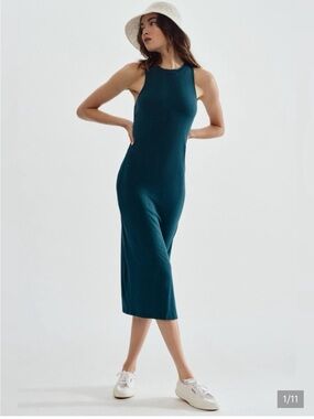 NWT Anthropologie Daily Practice Fitted Tank Dress